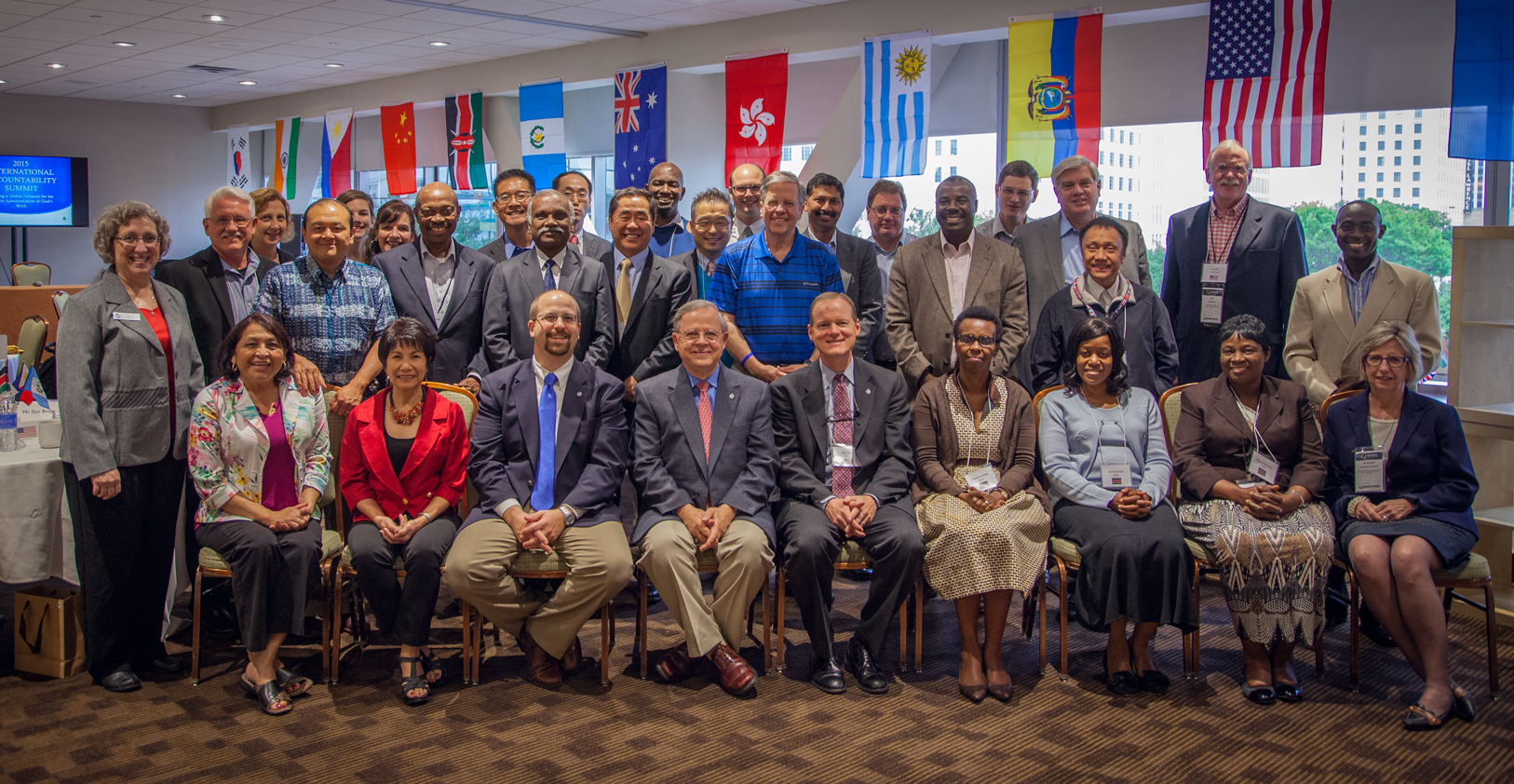 Participants of the First International Accountability Summit (IAS) in Dallas, Texas, April 2015
